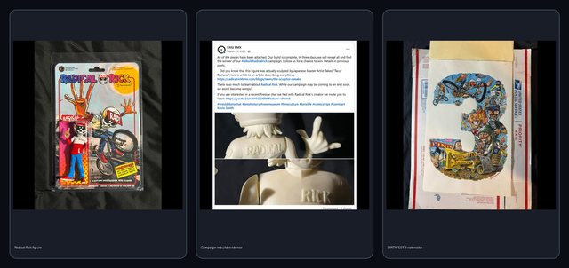 Radical Rick archive evidence preview